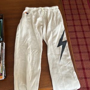 Size Large Aviator Nation cream sweatpants